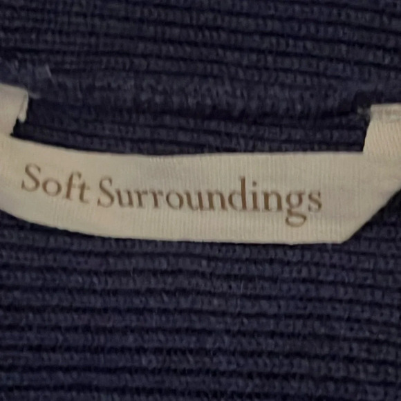 Soft Surroundings Georgianna Wrap Shawl Poncho Missy One Size - Picture 6 of 7